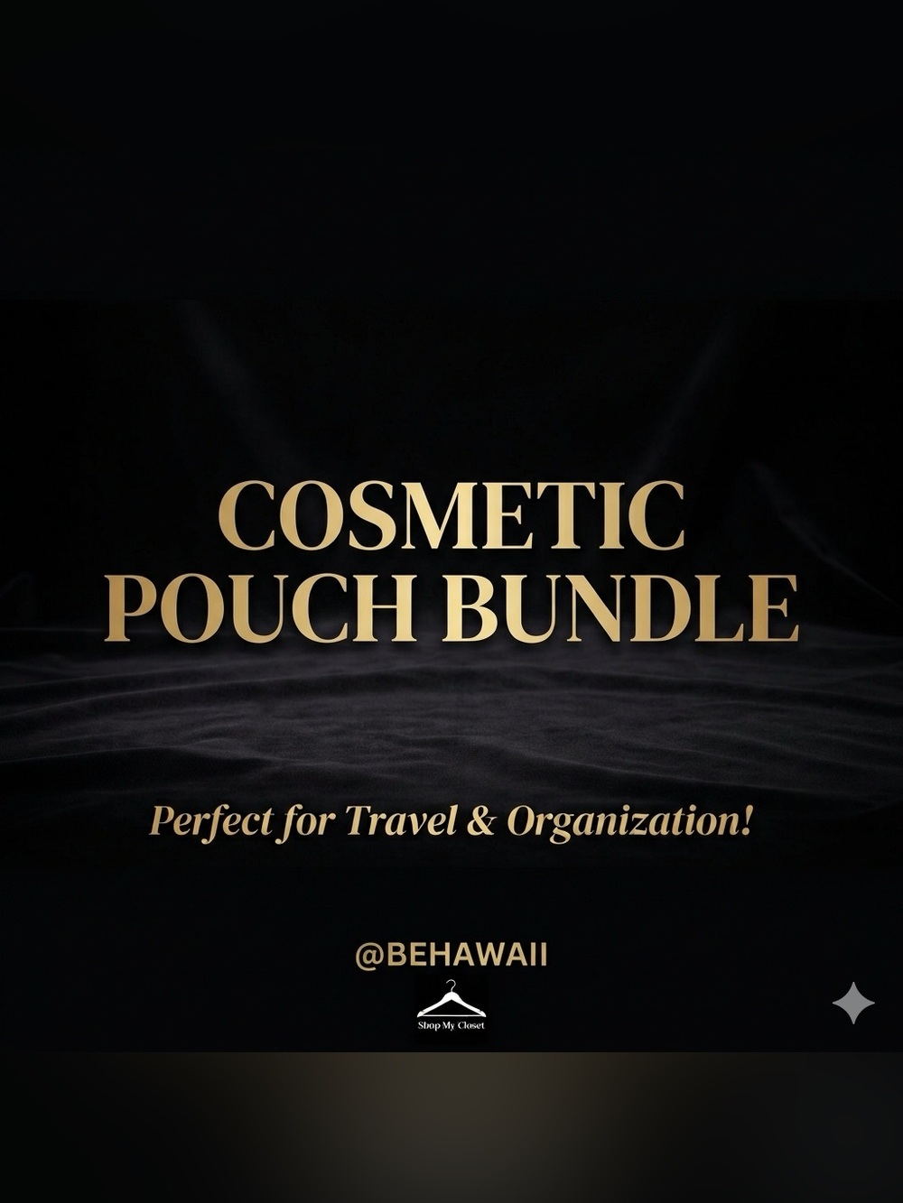 Cosmetic Pouch with assortment of Beauty products
